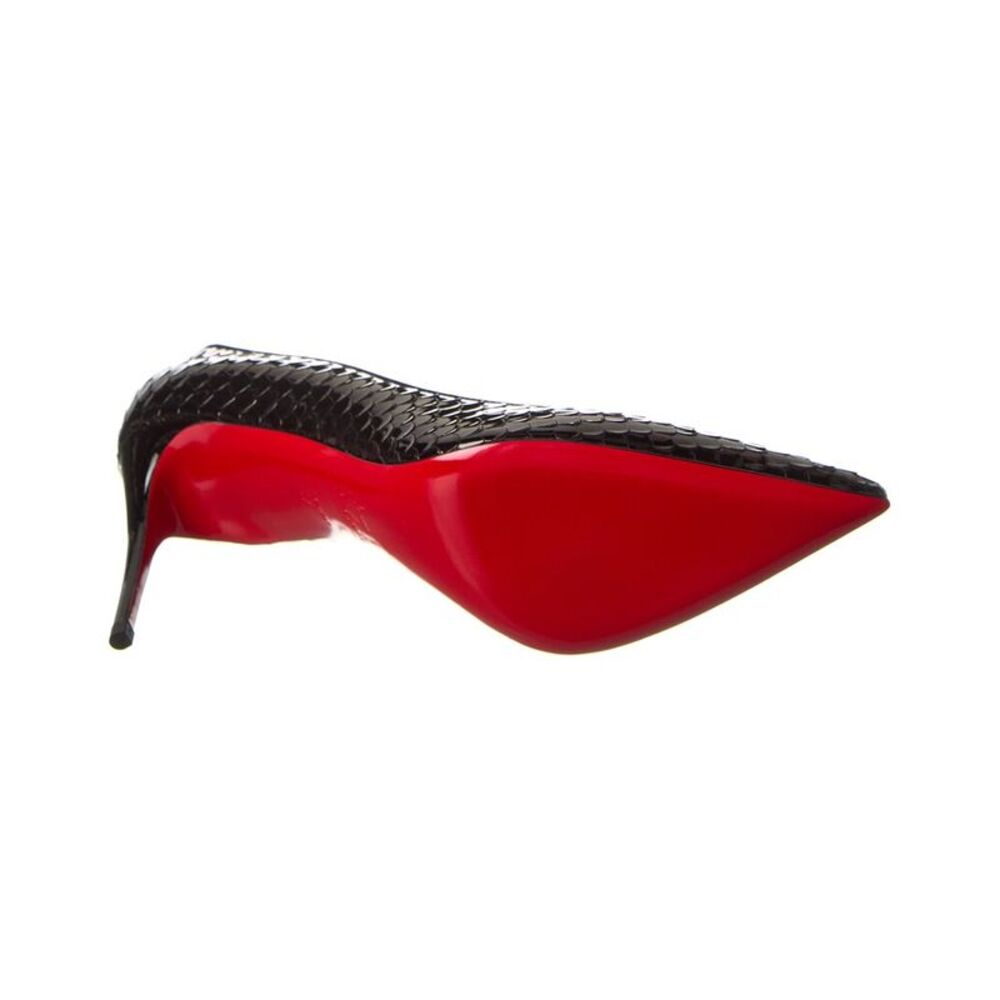 Christian Louboutin Kate 85 Embossed Leather Pump - Picture 4 of 5